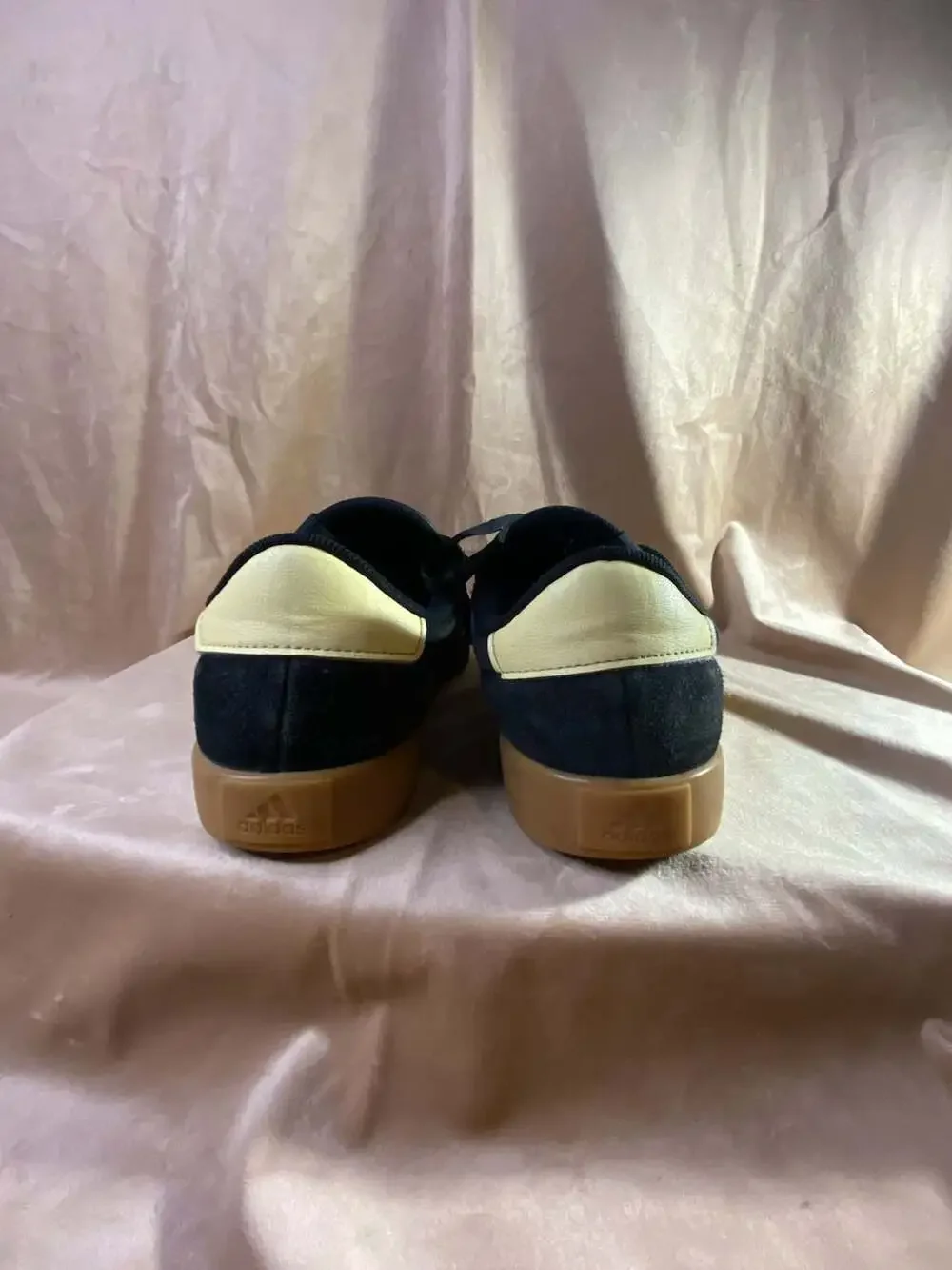 Adidas Women's VL Court 3.0 Black Almost Yellow Sneakers JI1948: Size 8